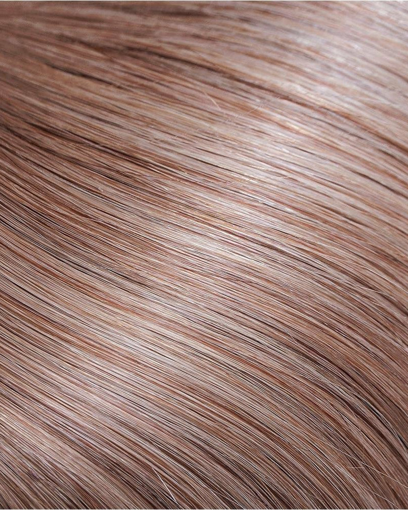 ASH BLONDE (18) Human Hair Clip In - Milk & Honey Wigs