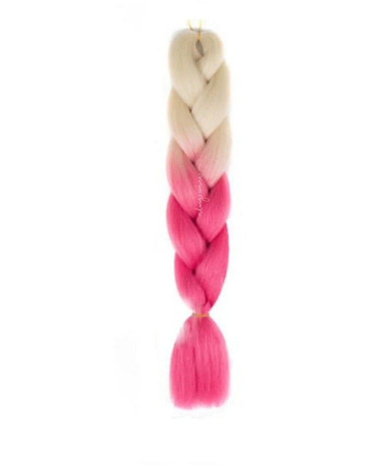 ASH BLONDE | PINK OMBRÉ 24" - Milk & Honey Wigs