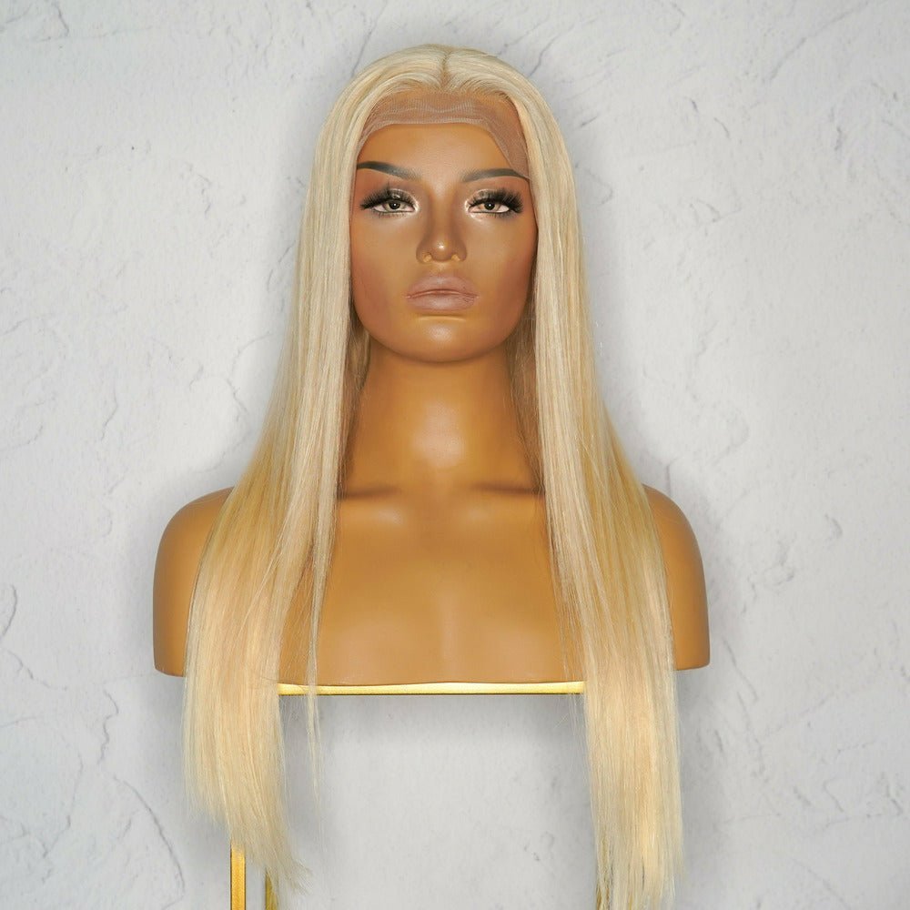 ASHANTI - Blonde - Human Hair Wig | Blonde, 22 Inch, 13x6 Lace Front, Human Hair | Milk & Honey Wigs
