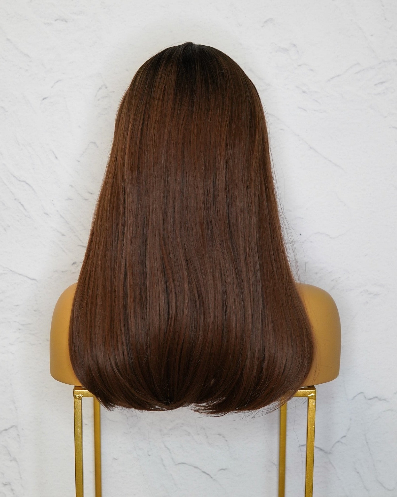 ASHLEY Brown 18" Fringe Wig - Milk & Honey Wigs