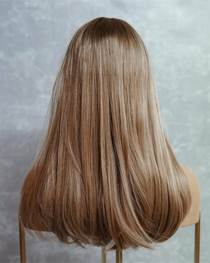 ASHLEY Caramel Blonde 18" Fringe Wig - Milk & Honey Wigs