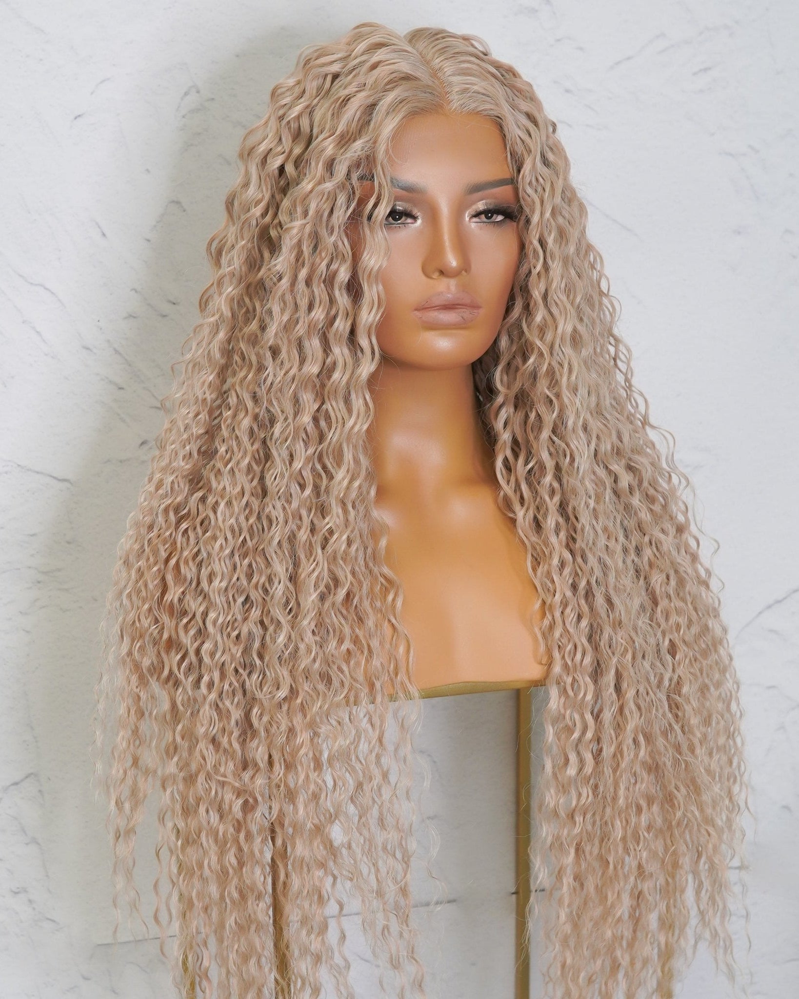 ATHENA Blonde Lace Front Wig - Milk & Honey Wigs