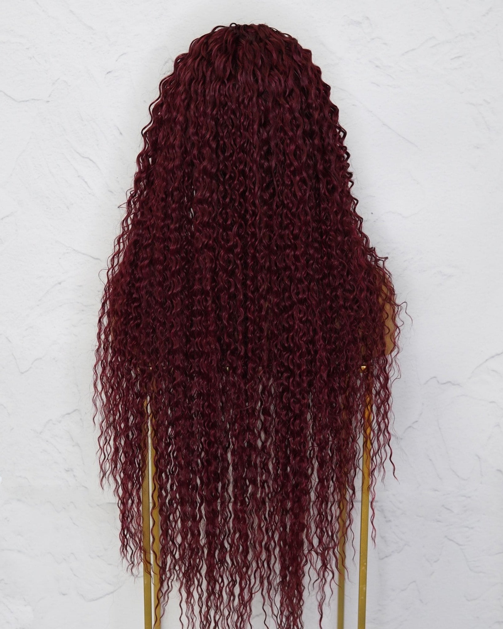 ATHENA Red Lace Front Wig - Milk & Honey Wigs