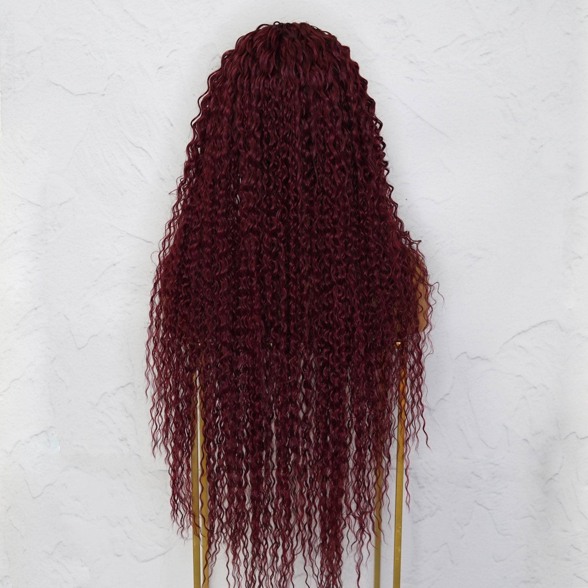 ATHENA Red Lace Front Wig - Milk & Honey Wigs