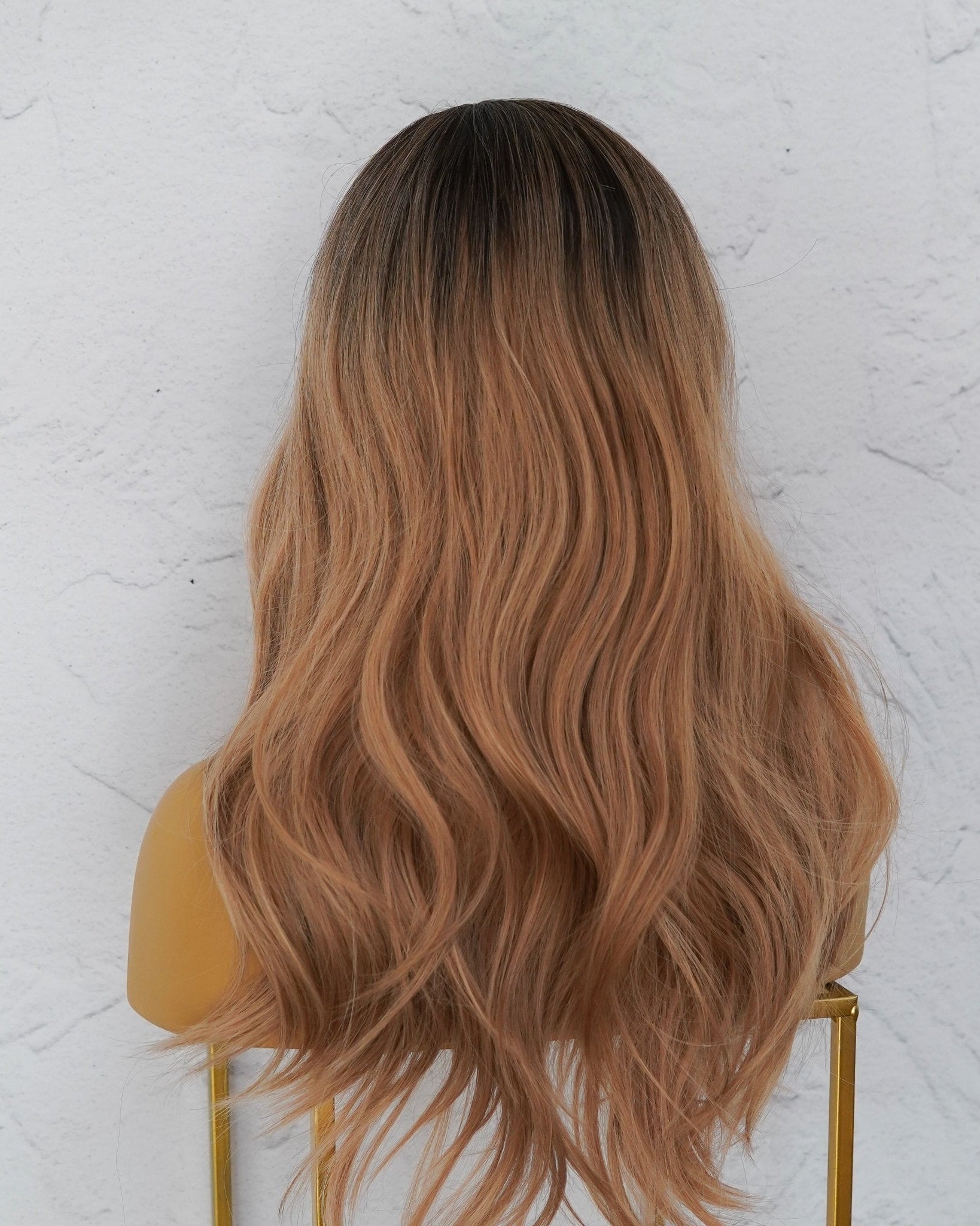 AUGUST Brown Ombre Fringe Wig - Milk & Honey Wigs