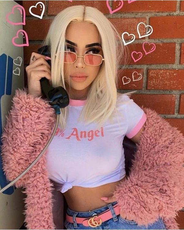 Barbie Ting Blonde Bob 14" Lace Front Wig - Milk & Honey Wigs