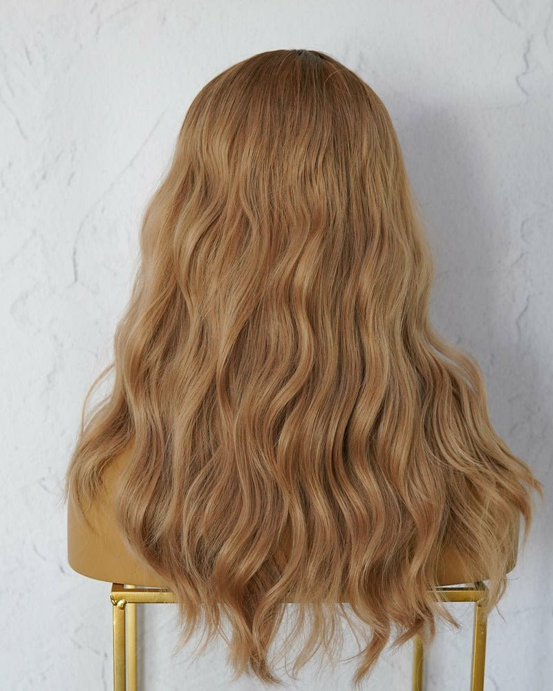 BELINDA Brown Ombre Fringe Wig - Milk & Honey Wigs