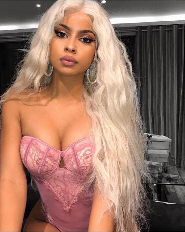 Blonde Flex Wavy 26" Lace Front Wig - Milk & Honey Wigs