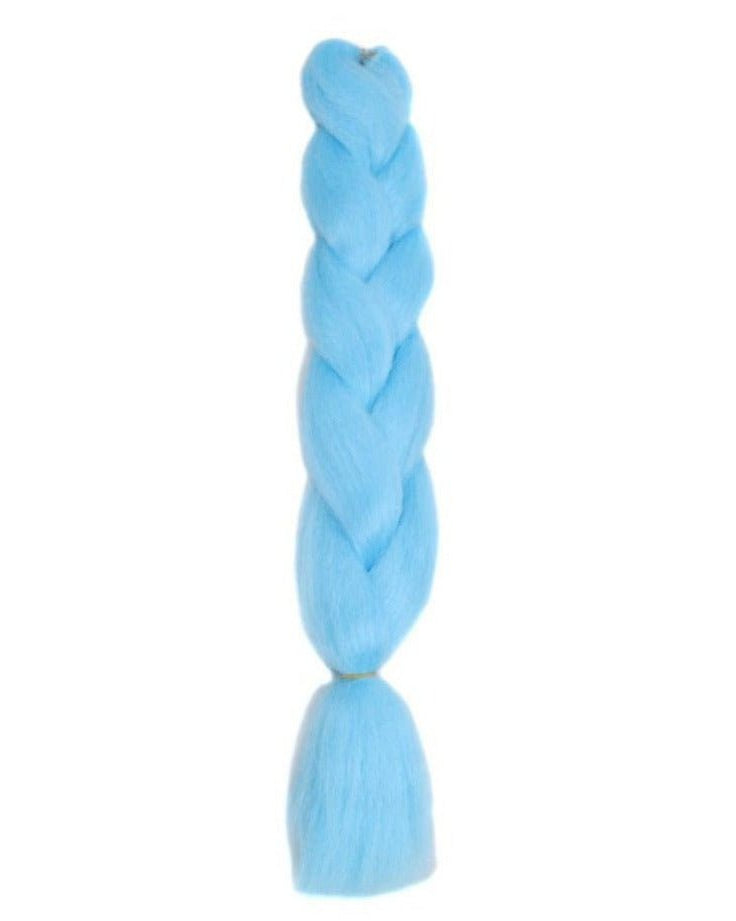 BLUE GLOW IN THE DARK 24" - Milk & Honey Wigs
