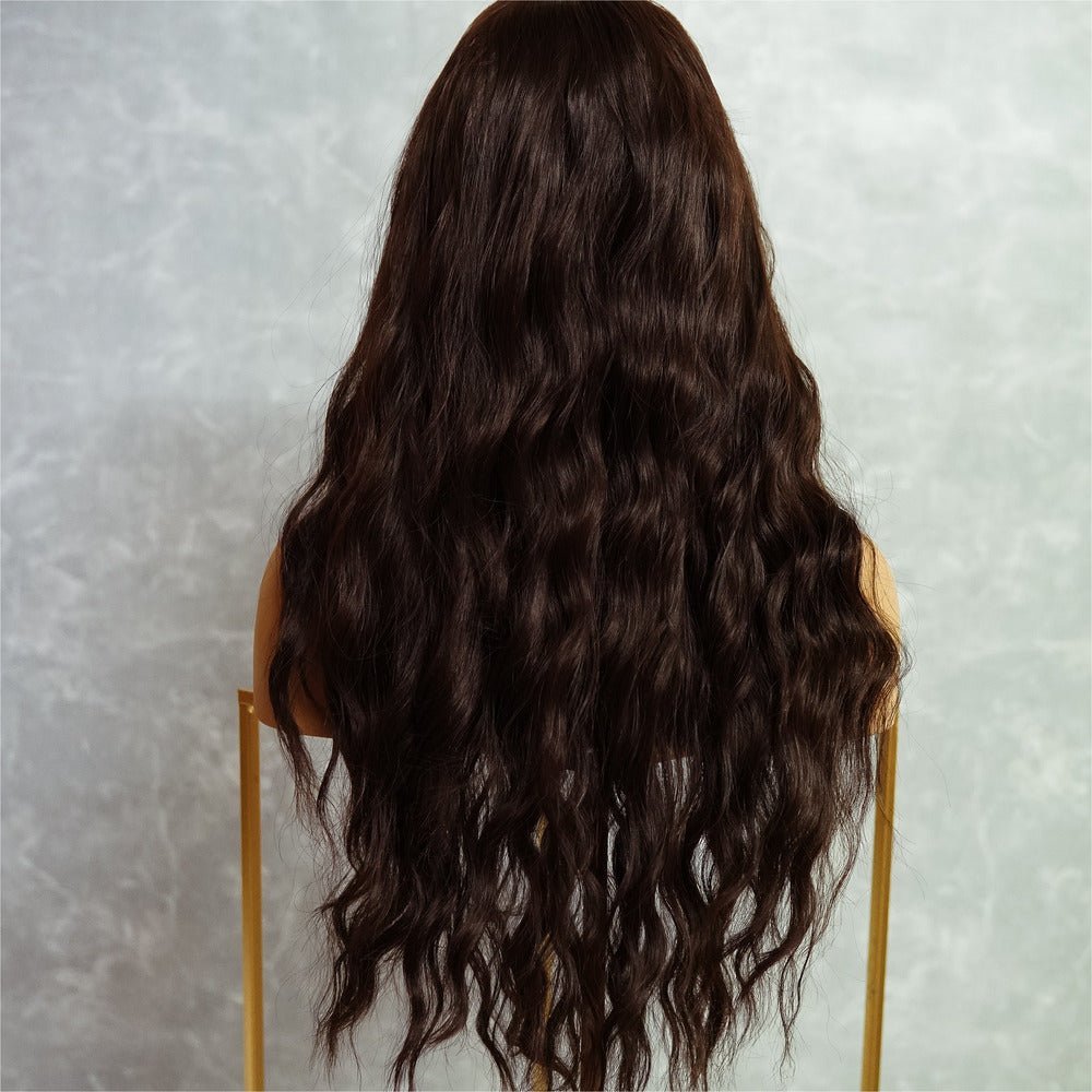 BONNIE Dark Brown Fringe Wig - Milk & Honey Wigs