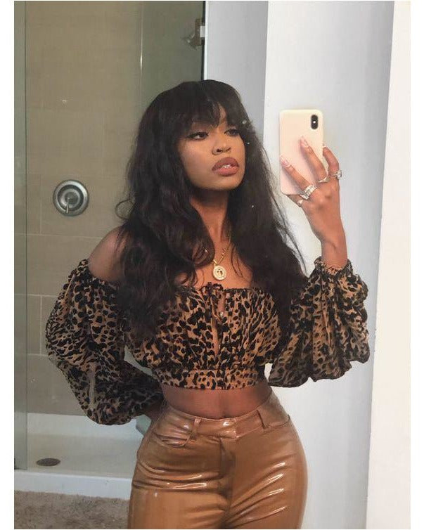 BONNIE Dark Brown Fringe Wig - Milk & Honey Wigs
