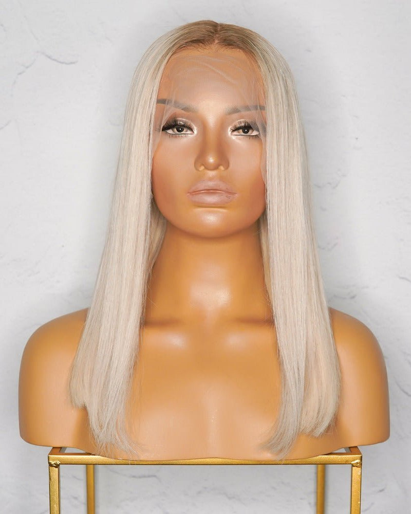 BRONTE Blonde Human Hair Lace Front Wig - Milk & Honey Wigs