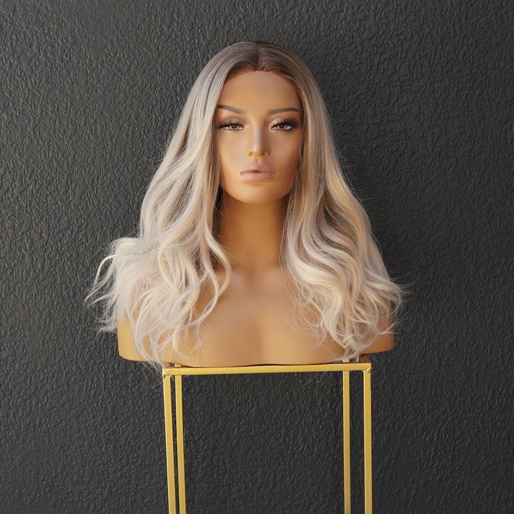 BROOKE Ombre Ash Lace Front Wig - Milk & Honey Wigs