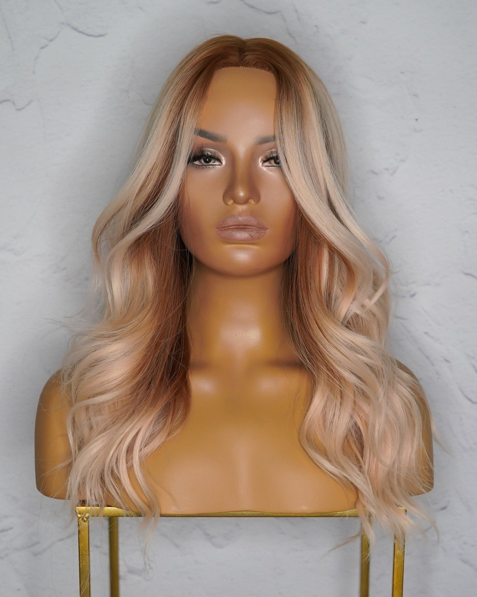 BROOKE Ombre Copper Lace Front Wig - Milk & Honey Wigs