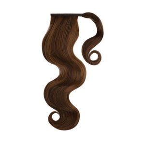 BROWN SUGAR HIGHLIGHTS Remy Human Hair Ponytail - Milk & Honey