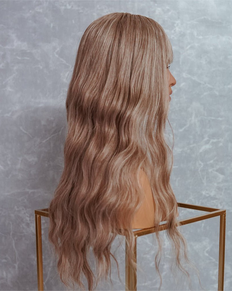 CALI Caramel Brown Fringe Wig - Milk & Honey Wigs