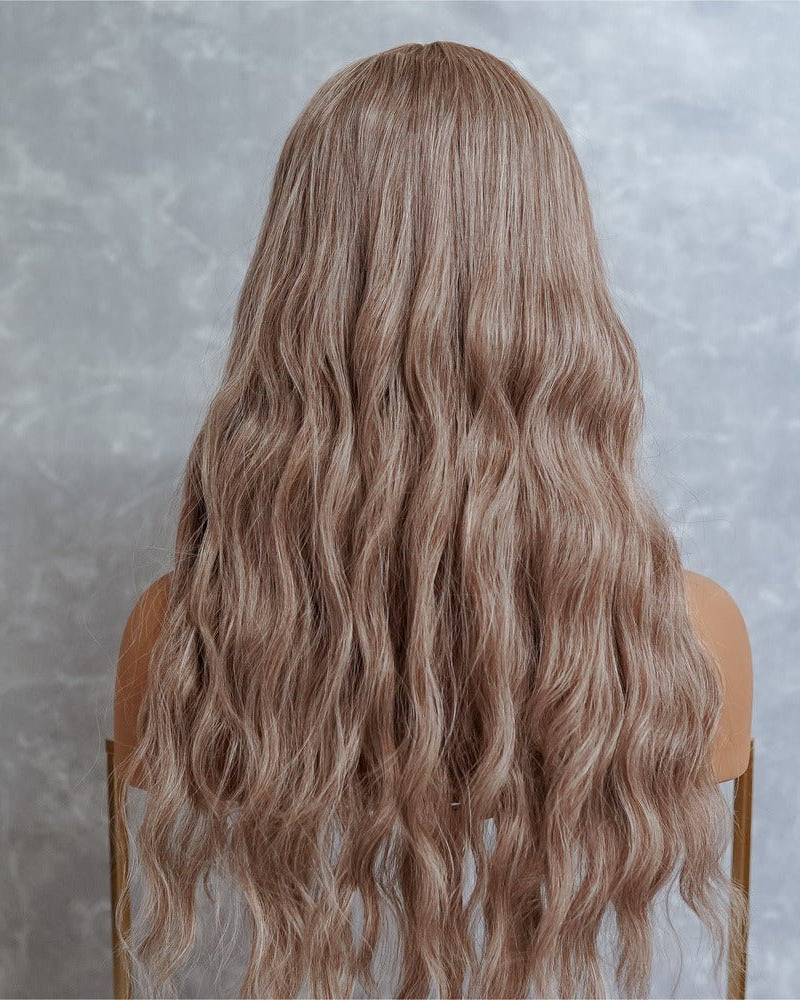 CALI Caramel Brown Fringe Wig - Milk & Honey Wigs
