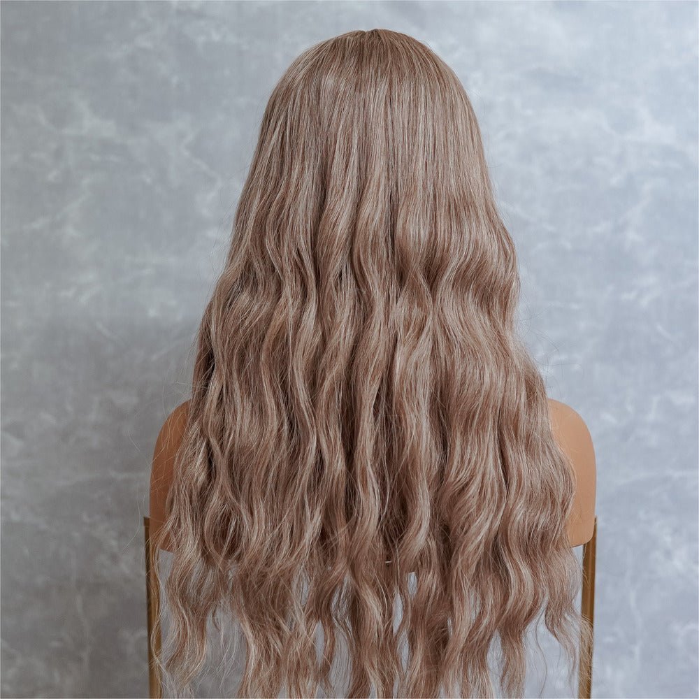 CALI Caramel Brown Fringe Wig - Milk & Honey Wigs