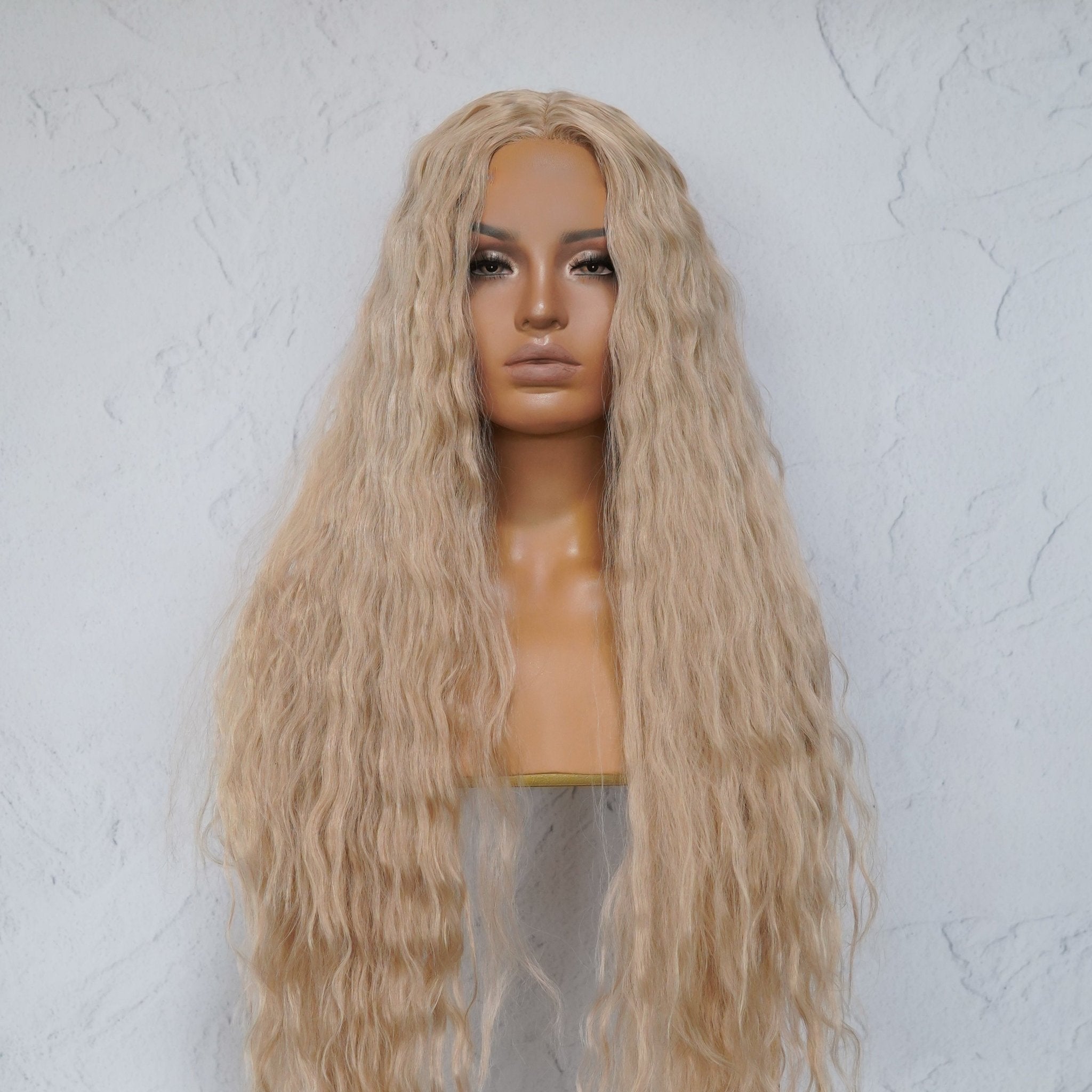 CARDI 40" Beach Blonde Lace Front Wig - Milk & Honey Wigs