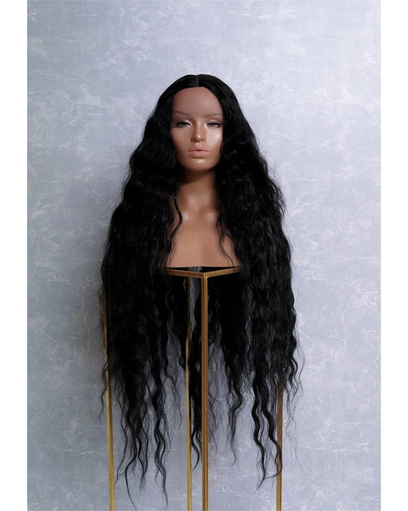 CARDI 40" Black Lace Front Wig - Milk & Honey Wigs