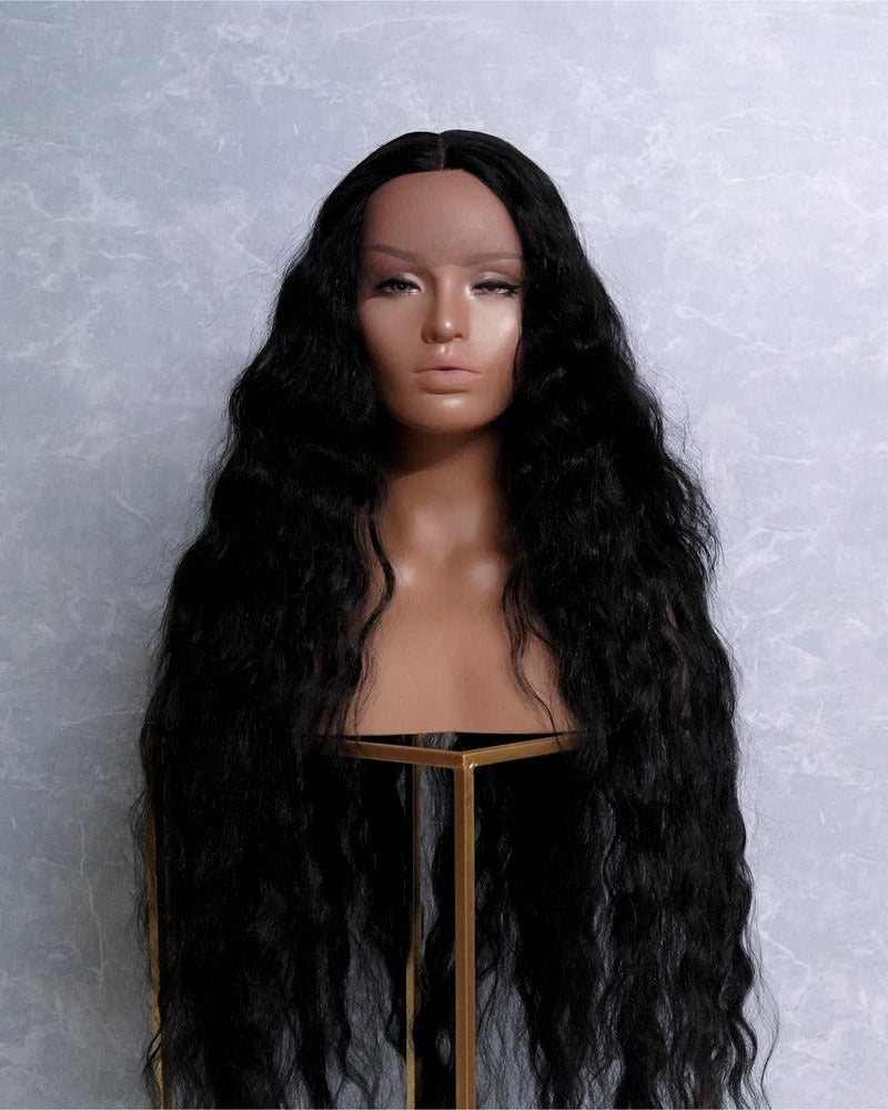 CARDI 40" Black Lace Front Wig - Milk & Honey Wigs