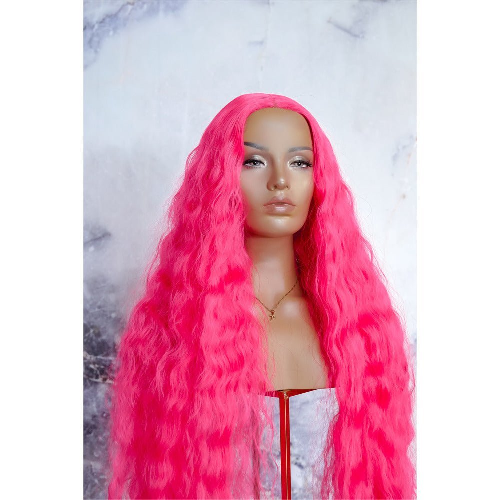 CARDI 40" Neon Pink Lace Front Wig - Milk & Honey Wigs
