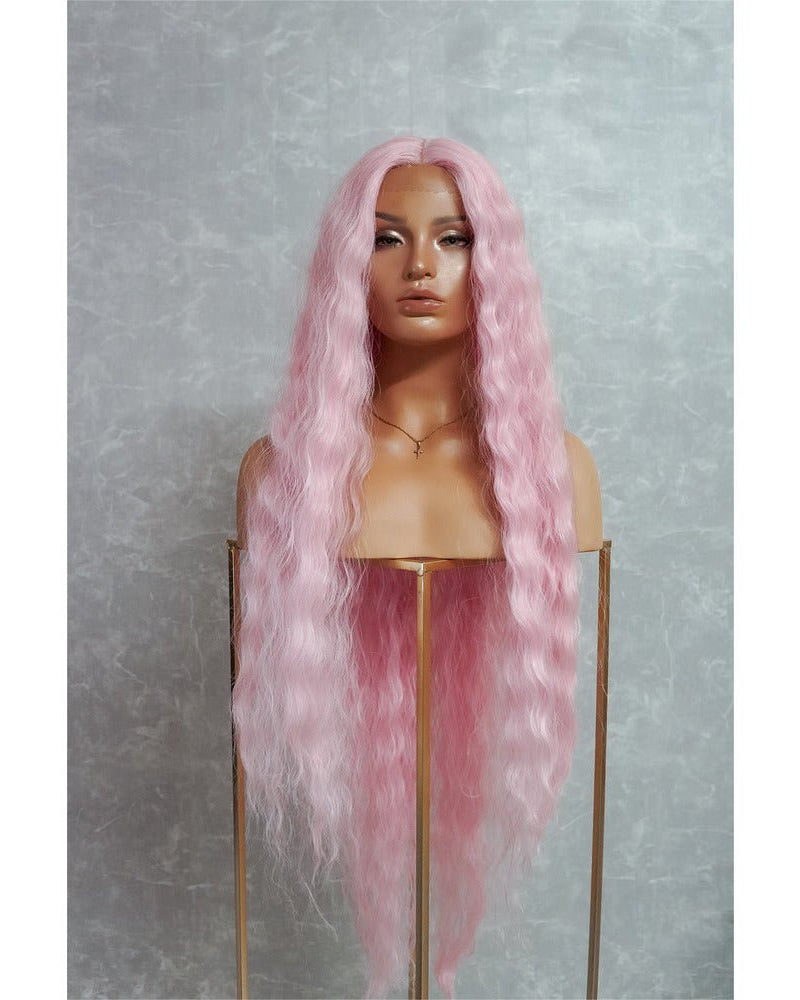 CARDI 40" Pink Lace Front Wig - Milk & Honey Wigs