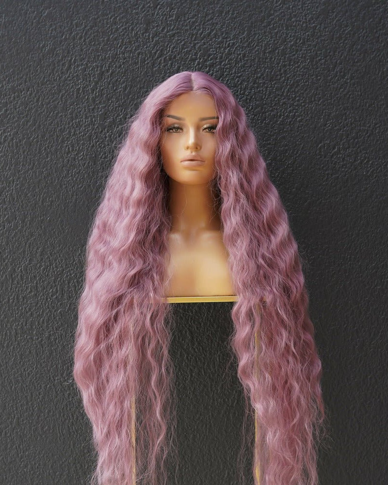 CARDI 40" Purple Lace Front Wig - Milk & Honey Wigs
