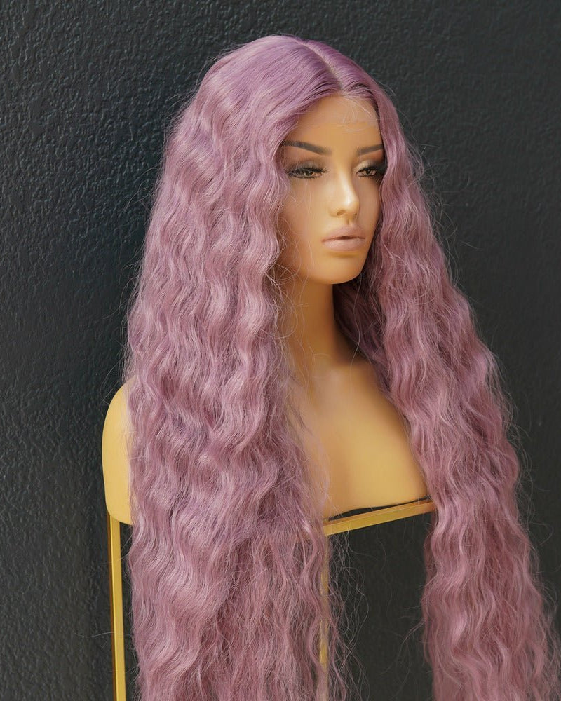 CARDI 40" Purple Lace Front Wig - Milk & Honey Wigs