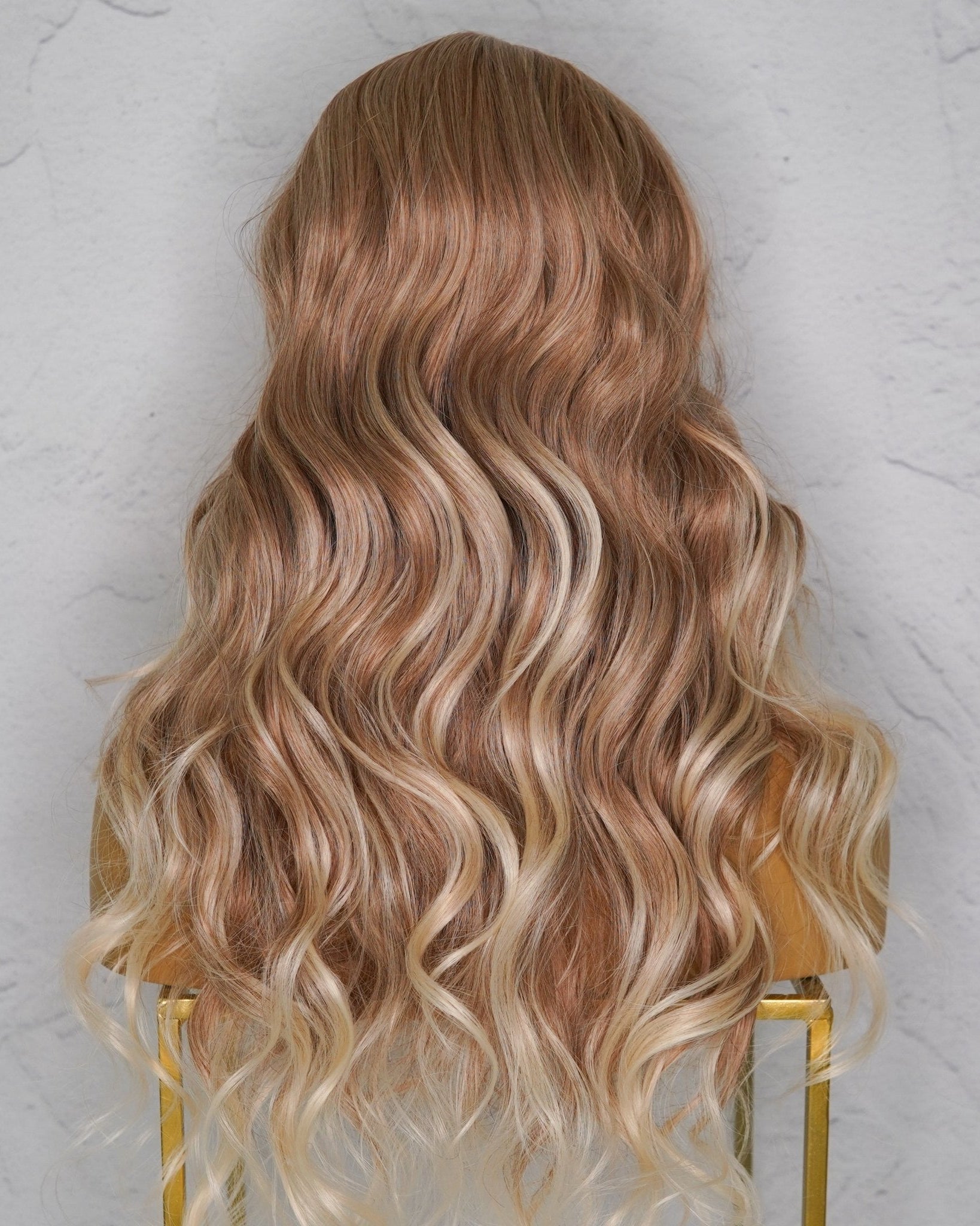 CARRIE Blonde Ombre Fringe Wig - Milk & Honey Wigs