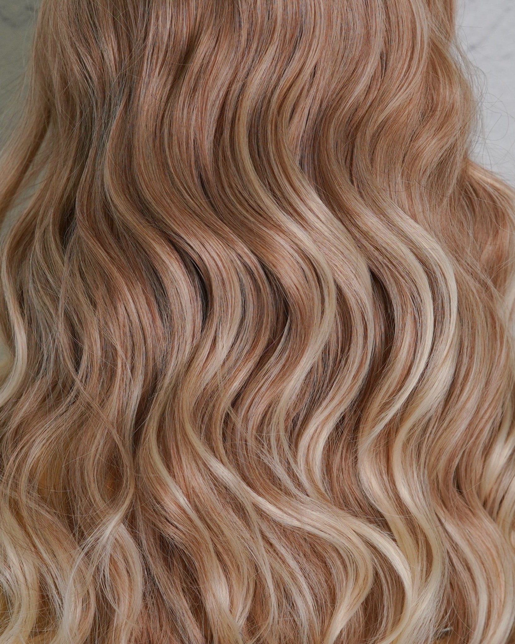 CARRIE Blonde Ombre Fringe Wig - Milk & Honey Wigs