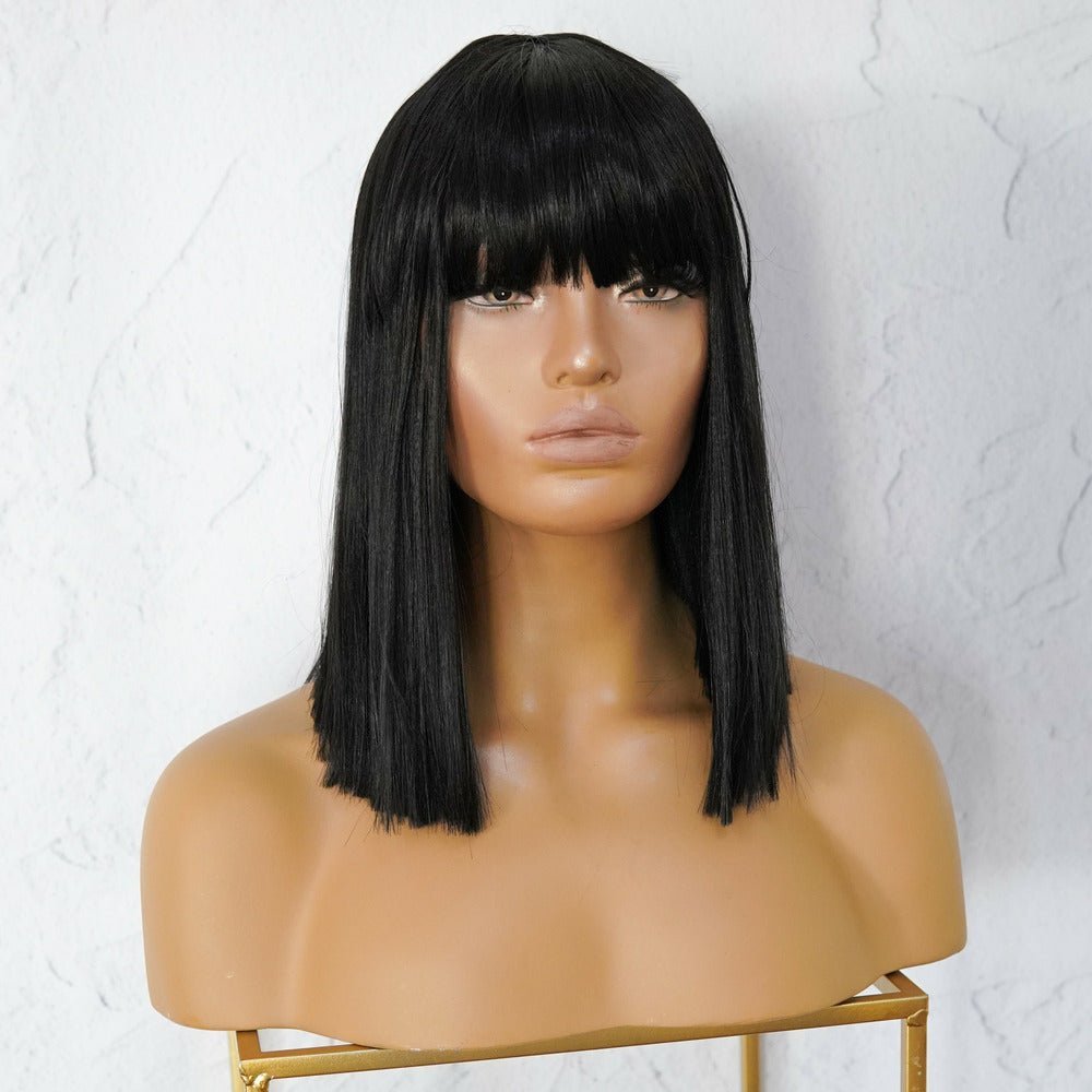 CASSIE Black Fringe Wig - Milk & Honey Wigs