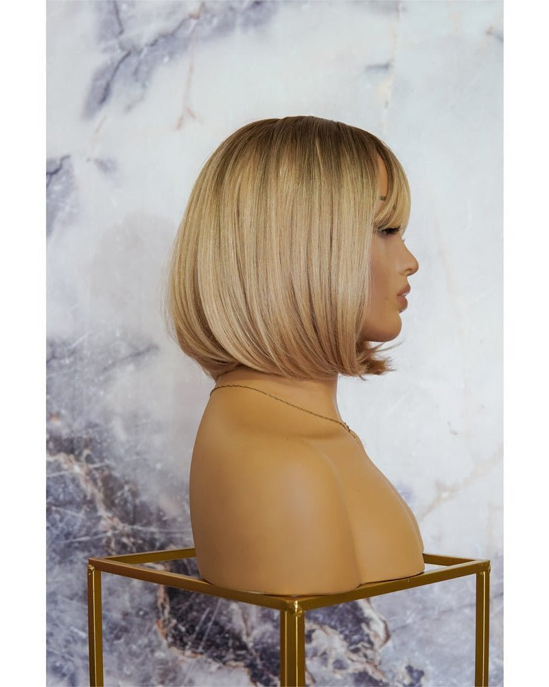 CHANEL Blonde Ombre Fringe Wig - Milk & Honey Wigs