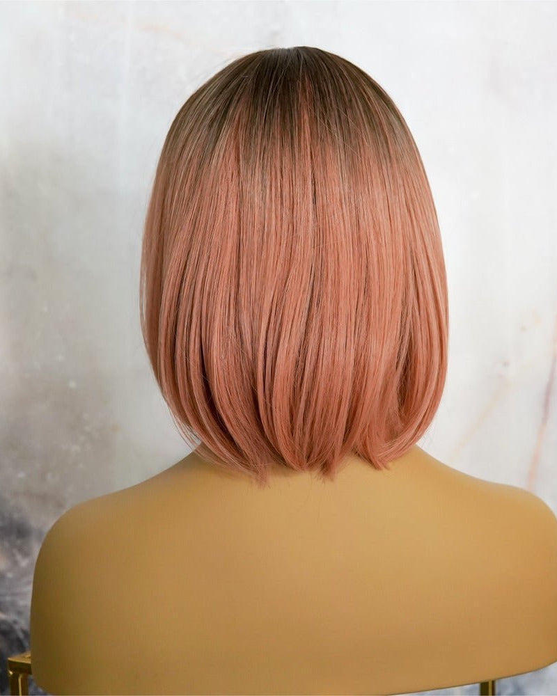 CHANEL Pink Ombre Fringe Wig - Milk & Honey Wigs