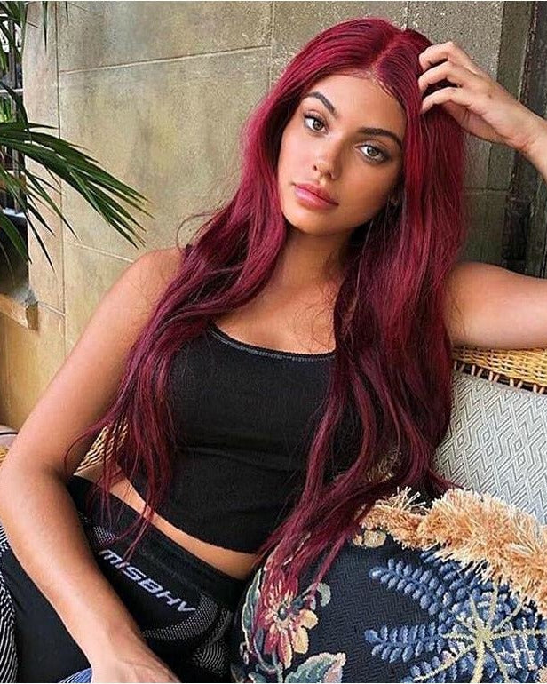 Cherry Bomb Burgundy Lace Front Wig - Milk & Honey Wigs