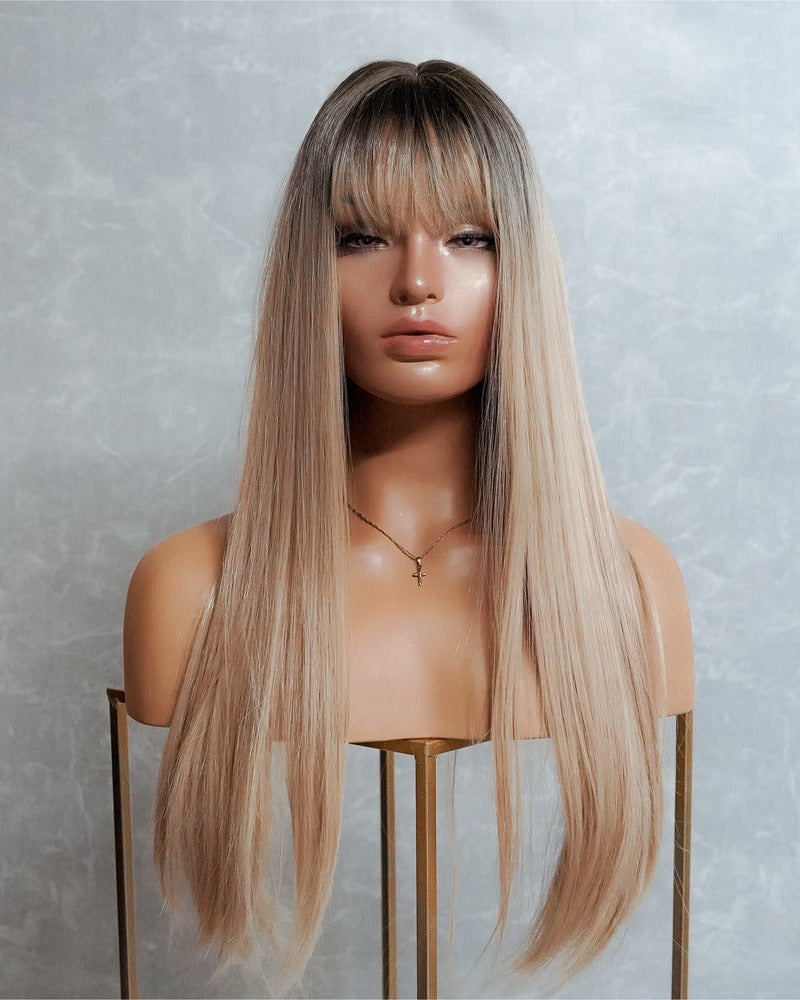 CHICAGO Blonde Ombre Fringe Wig - Milk & Honey Wigs