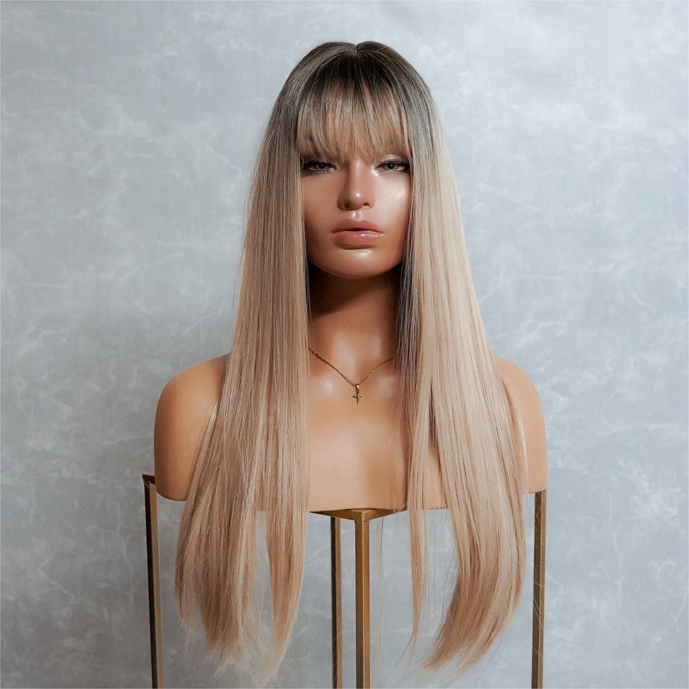CHICAGO Blonde Ombre Fringe Wig - Milk & Honey Wigs