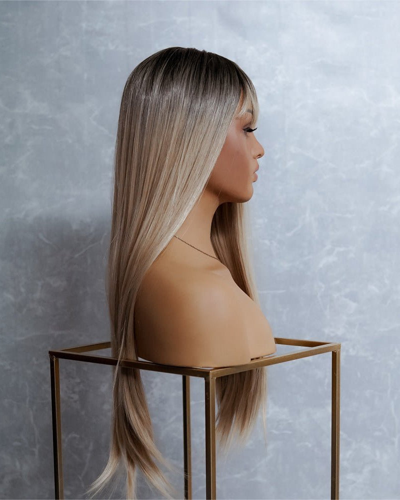 CHICAGO Blonde Ombre Fringe Wig - Milk & Honey Wigs