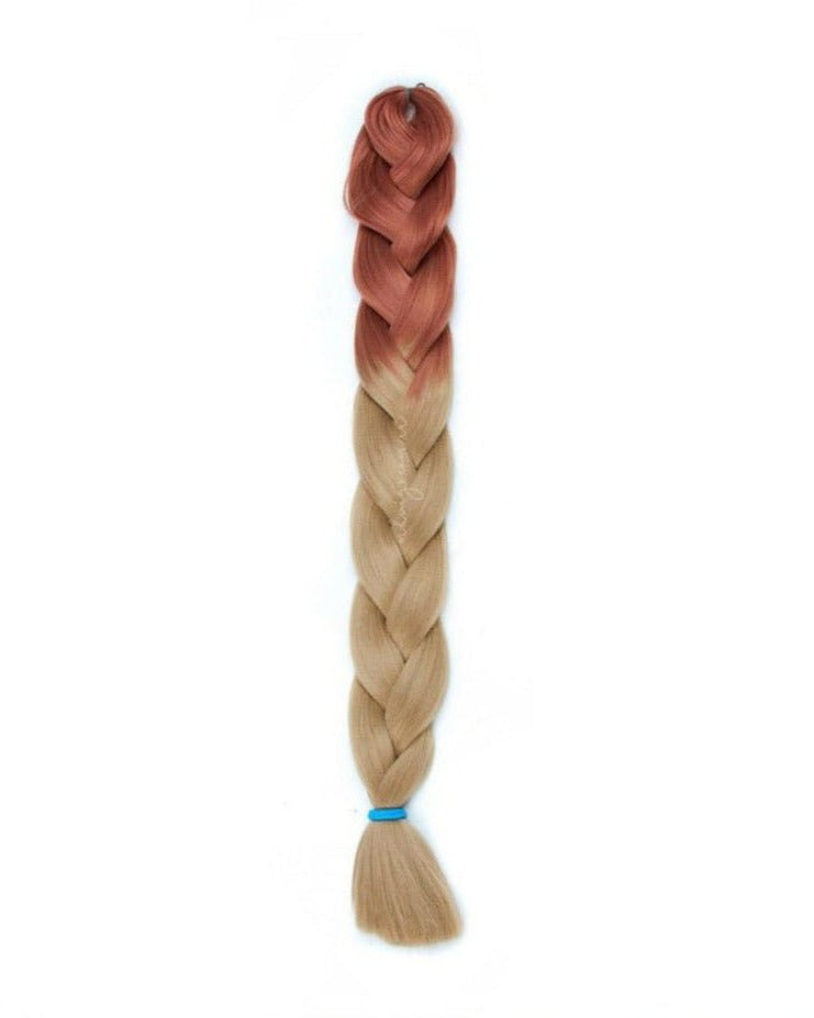 COPPER BROWN TWO TONE OMBRÉ 32" - Milk & Honey Wigs