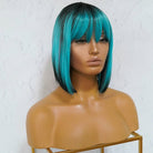 COURTNEY Galaxy Blue Fringe Wig - Milk & Honey Wigs