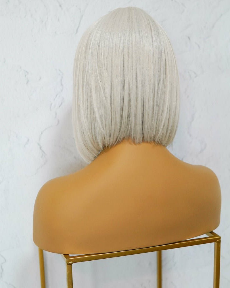 COURTNEY White Blonde Fringe Wig - Milk & Honey Wigs