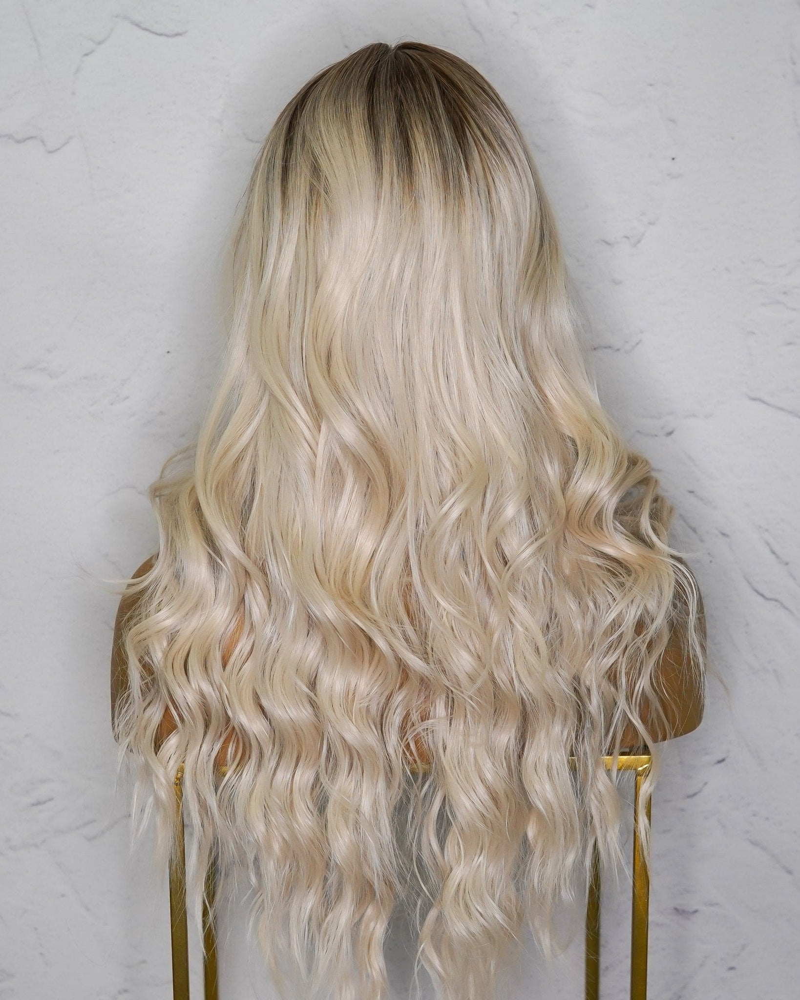 DAISY Blonde Ombre Fringe Wig - Milk & Honey Wigs