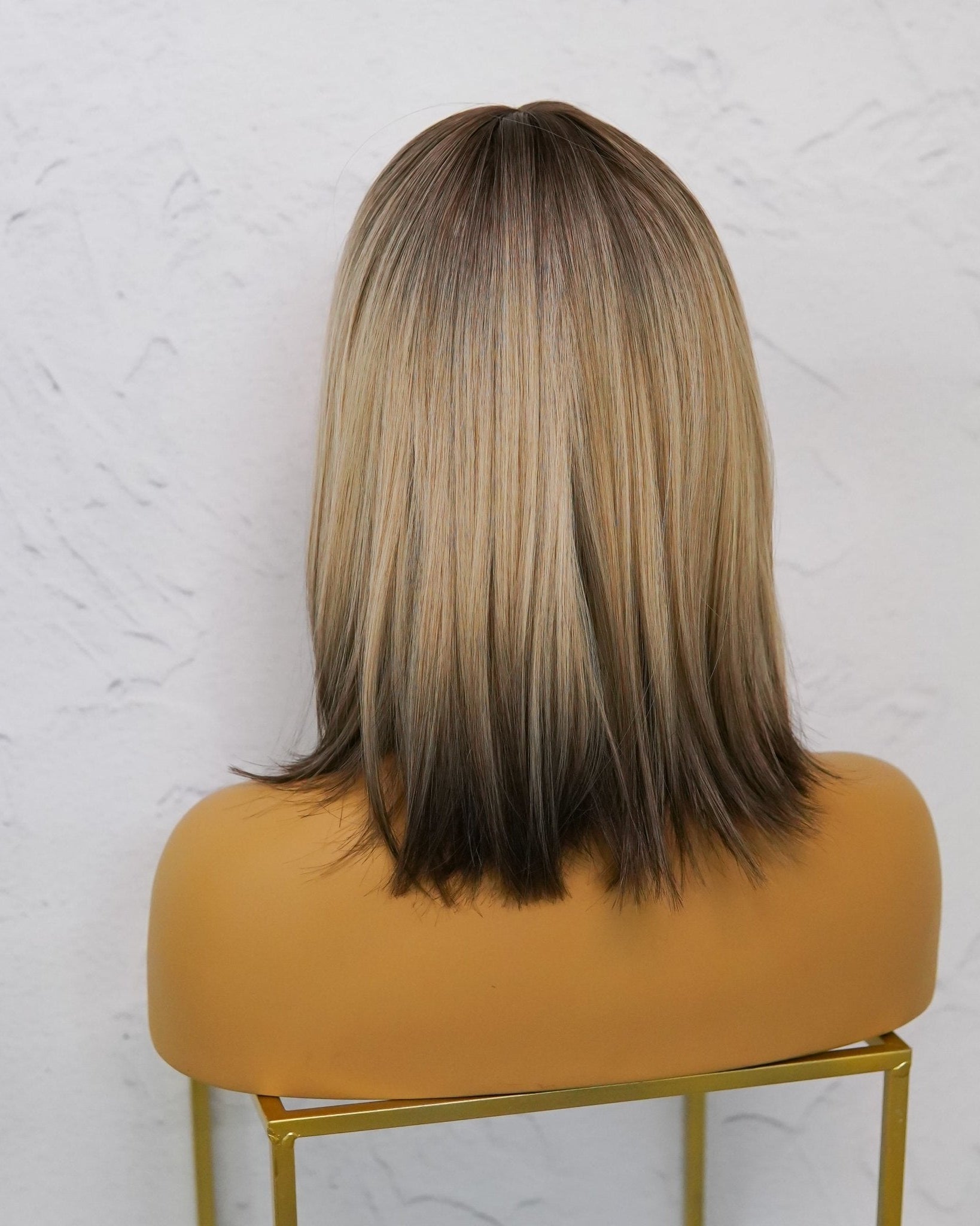 DENISE Ombre Brown Fringe Wig - Milk & Honey Wigs