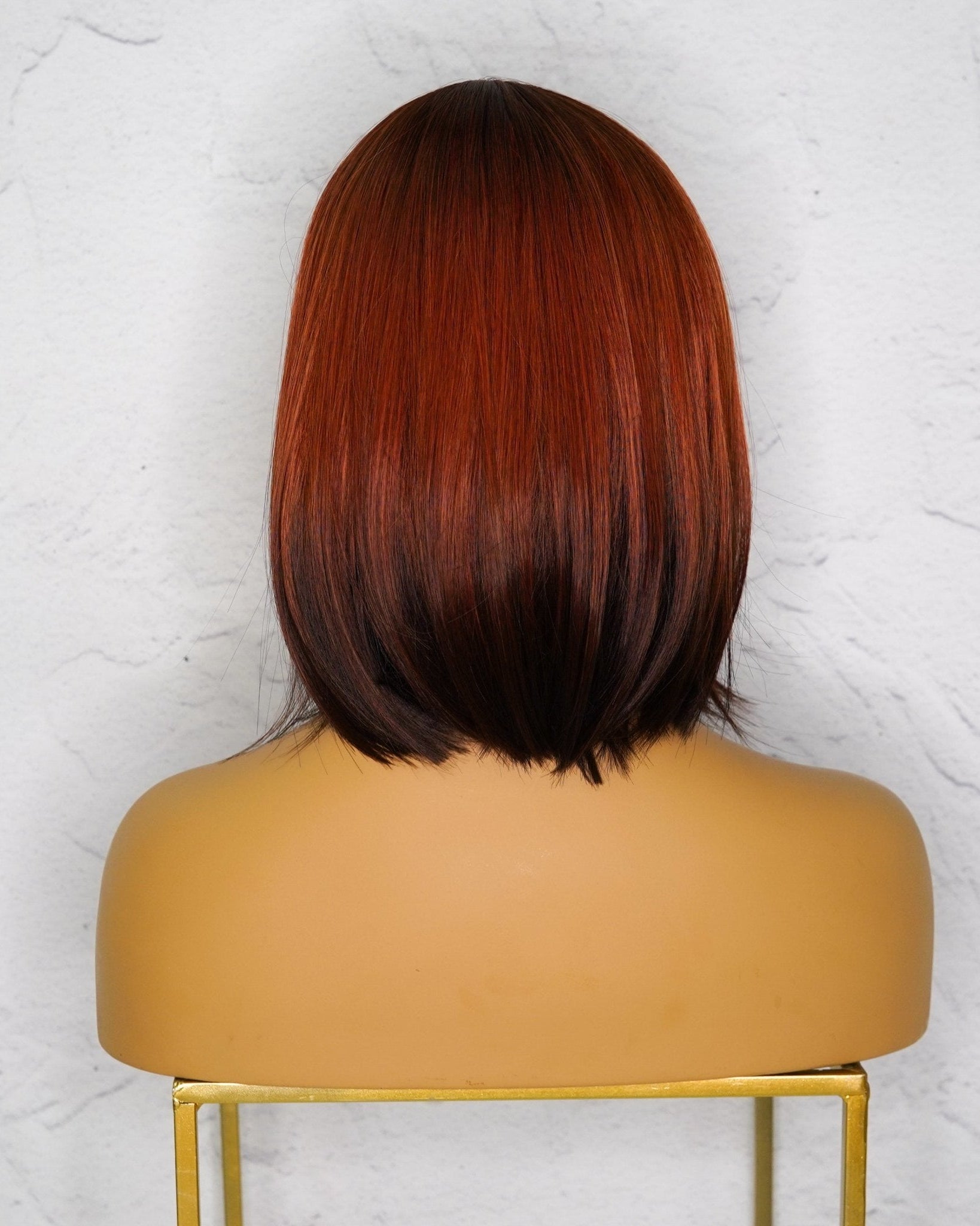 DENISE Ombre Red Fringe Wig - Milk & Honey Wigs