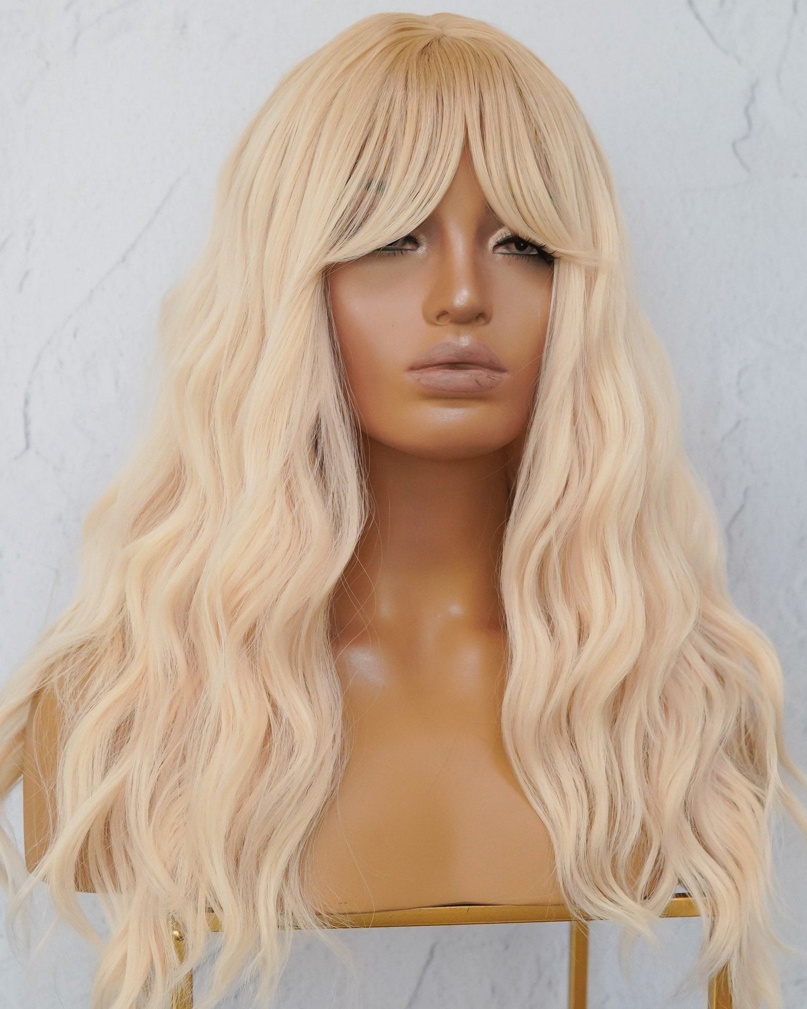 DIOR Blonde Ombre Fringe Wig - Milk & Honey Wigs