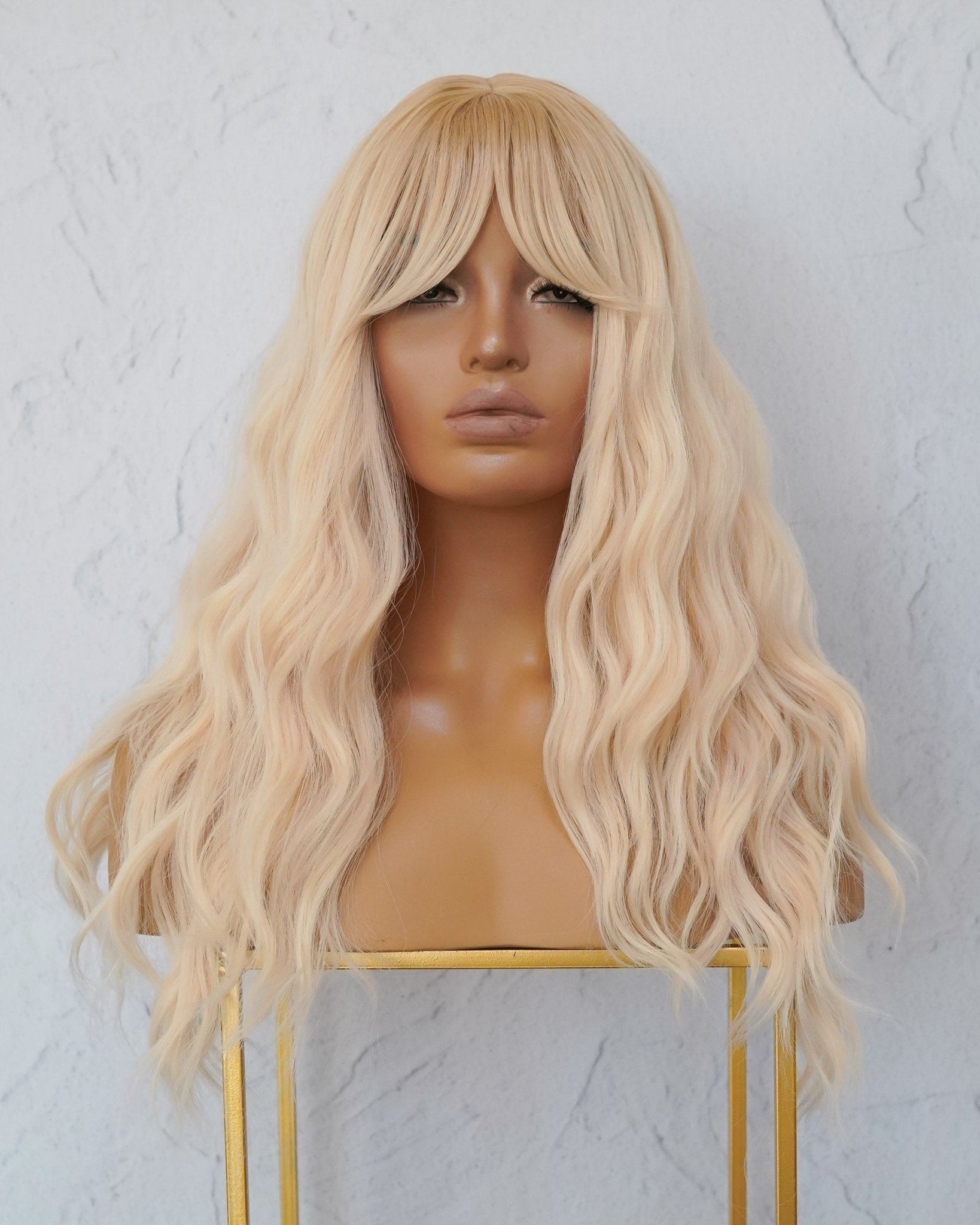 DIOR Blonde Ombre Fringe Wig - Milk & Honey Wigs