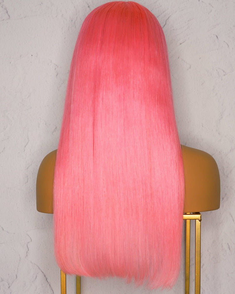 DOJA 2.0 Neon Pink Human Hair Lace Front Wig - Milk & Honey Wigs