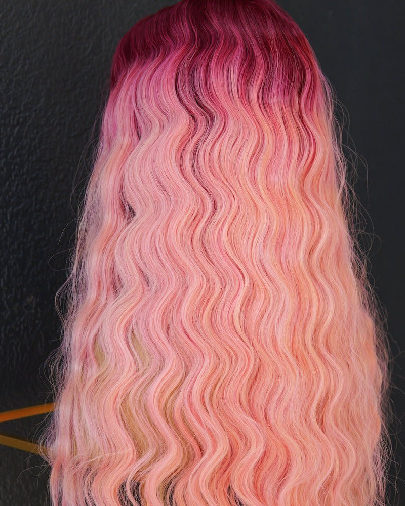 DREW Ombre Pink Lace Front Wig - Milk & Honey Wigs