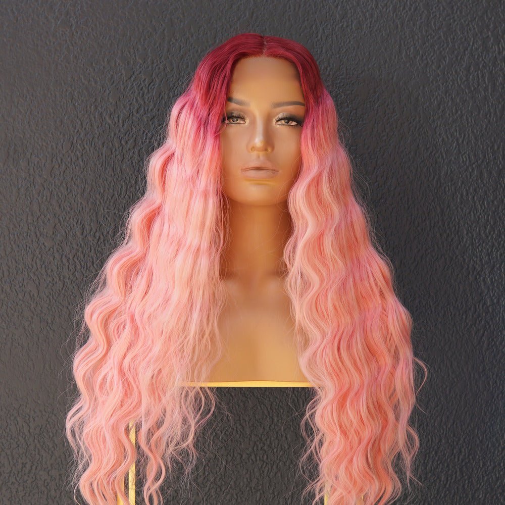 DREW Ombre Pink Lace Front Wig - Milk & Honey Wigs