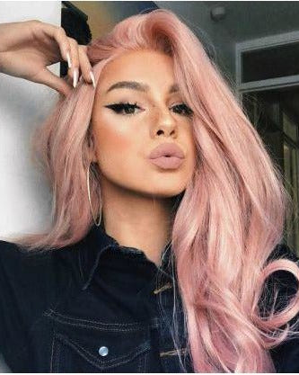 Dusty Pink Lace Front Wig - Milk & Honey Wigs